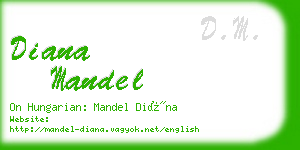 diana mandel business card